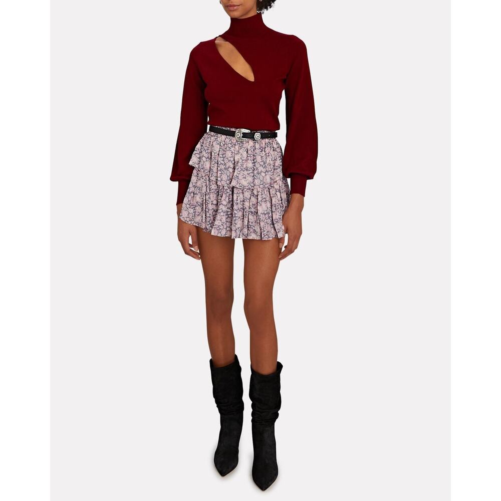 LoveShackFancy Ruffle Mini Skirt - Picture 2 of 12